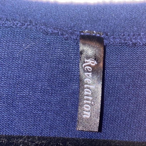 NWOT Revelation Rainbow Stripe Long Sleeve Shirt Size L - Picture 3 of 4